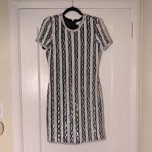 Vintage Adrianna Papell Short Beaded Dress